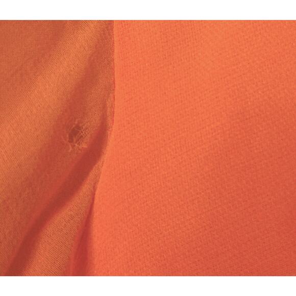 Vintage Hess's Orange Prairie Cottage Country Boho Maxi Dress READ - Picture 5 of 9